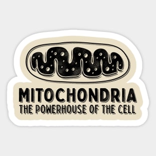 Mitochondria The Powerhouse Of The Cell Sticker